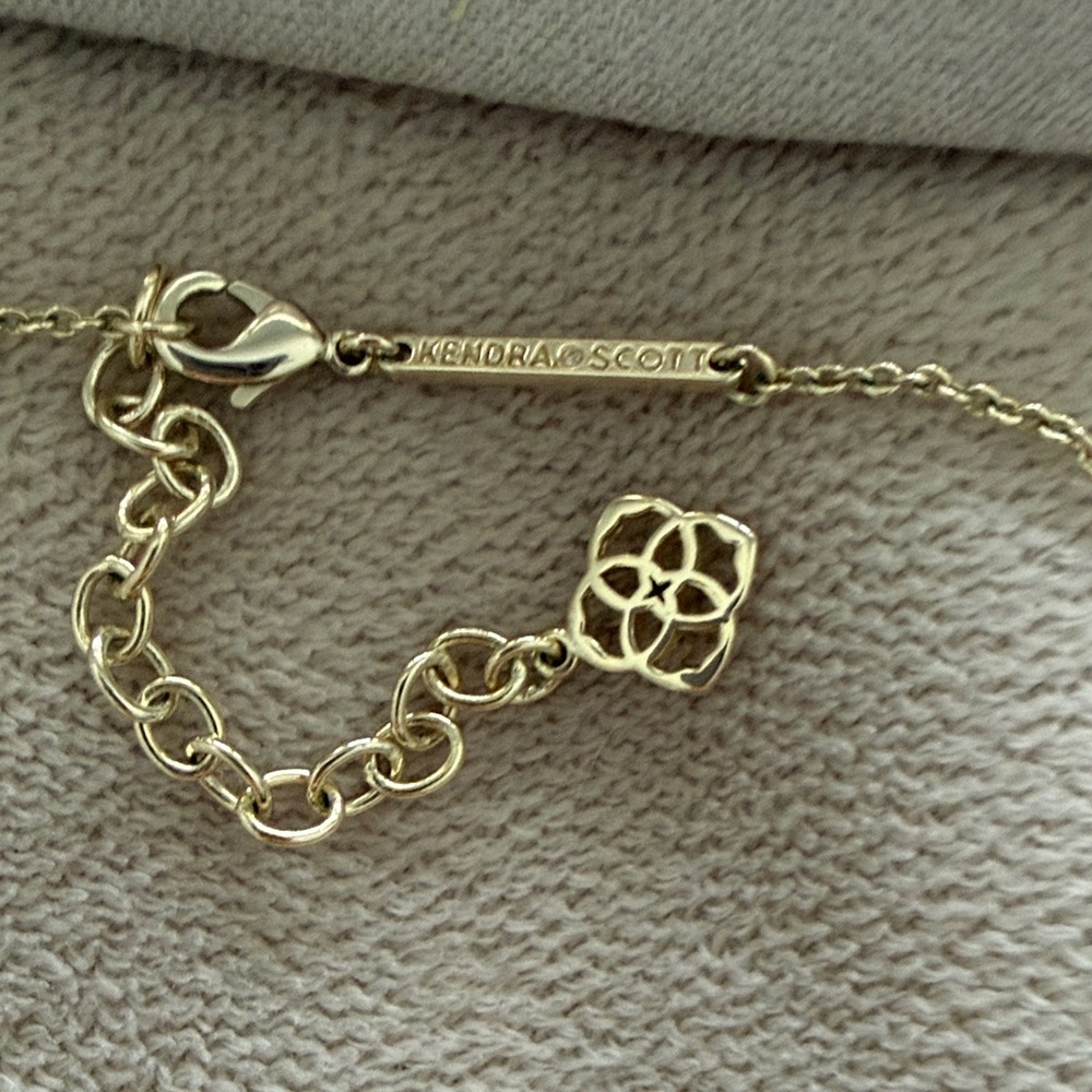Kendra Scott Grayson gold and abalone necklace - Picture 6 of 6